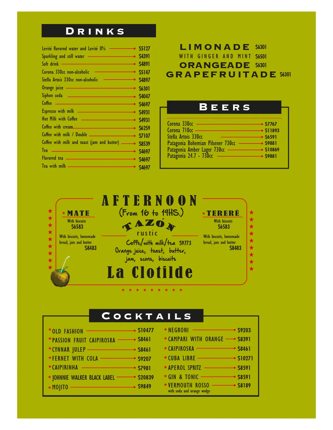 Menu — Page 6