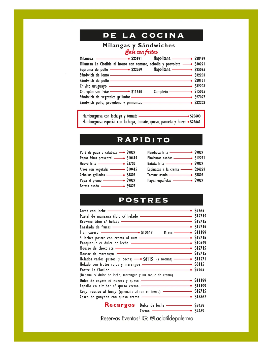 Menú — Página 5